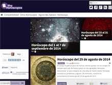 Tablet Screenshot of bloghoroscopos.com
